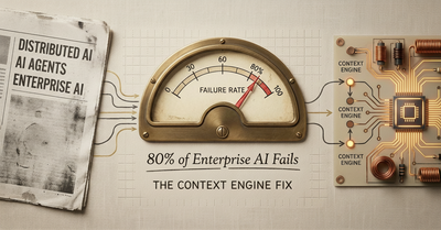 80% of Enterprise AI Fails: The Context Engine Fix